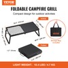 VEVOR Folding Campfire Grill, Heavy Duty Steel Mesh Grate, 22.4"