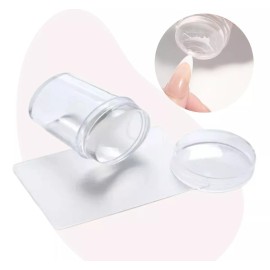 Universo en Linea Kit Estampador De Sellos Para Uñas Y Raspador Decoración Fu