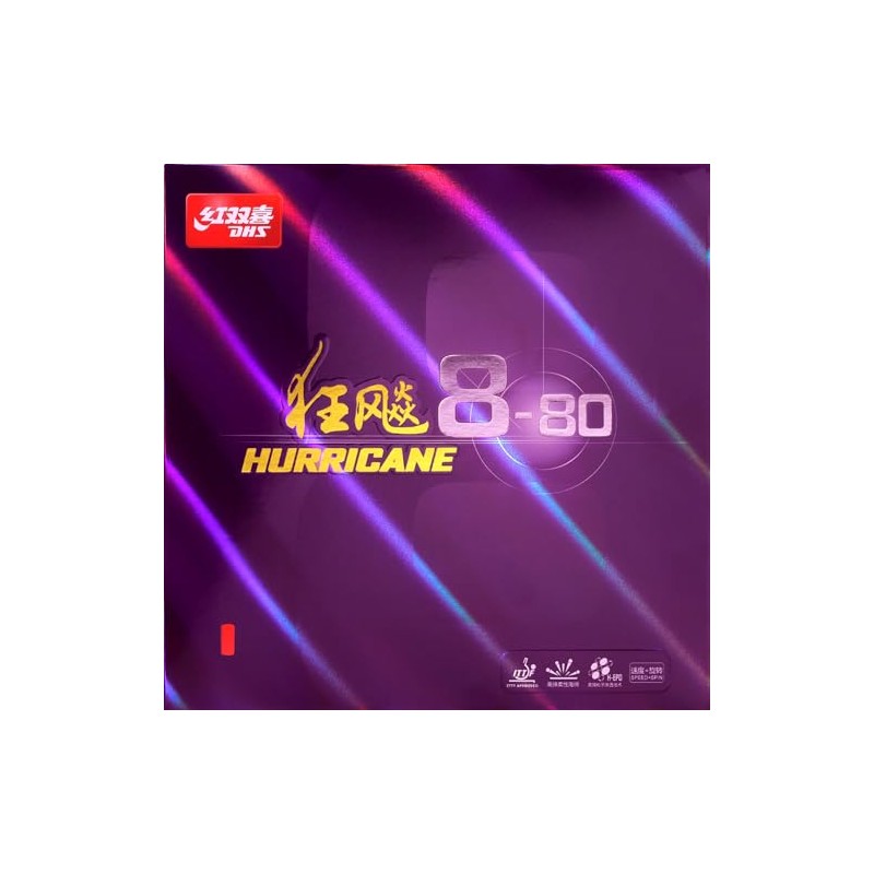 Nittaku NR-8788 Table Tennis Rubber Leopard 8-80 Black Extra Thick