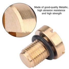 Car Radiator Expansion Water Tank Drain Screw,Car Radiator Expansion Coolant Bleeder Water Tank Drain Screw Rubber O-ring 17111712788 Cooled System Adapter