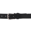 VALENTINO Bairone W105 Nero Leather Belt, nero