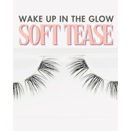 GAZELLE Luxury Sensual 14mm Natural Eyelash Clusters – Soft Korean Silk PBT, Wispy & Lightweight – 10 Day Wear – Handmade, Vegan, Cruelty-Free – Women Owned – 10 Lashes