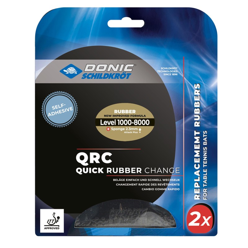 Donic-Schildkröt Replacement Pad QRC Level 7000 for Table Tennis Rackets,
