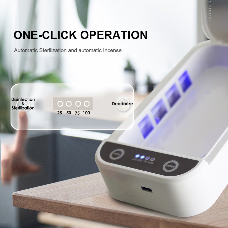 Not Available Indigi® UltraViolet Sanitize Cleaning Box w/ Built-In Oil