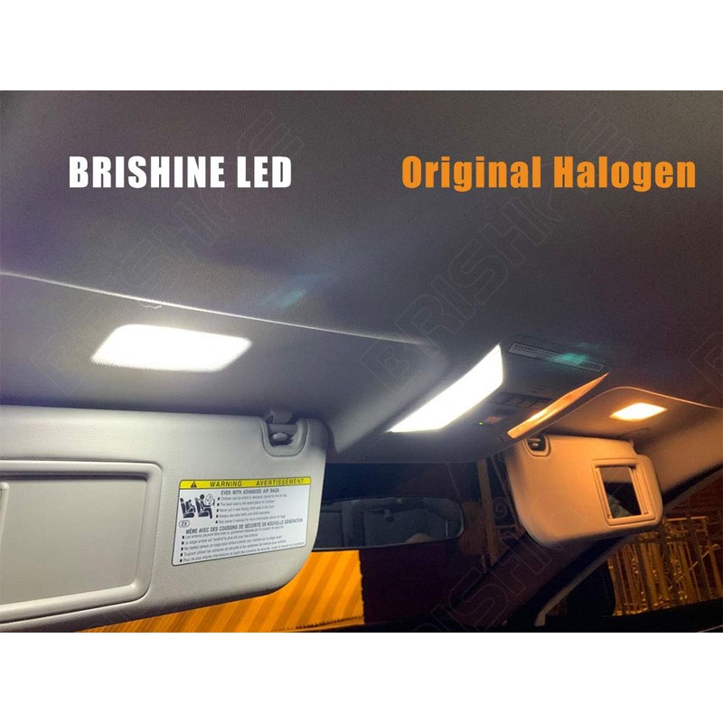 BRISHINE White LED Interior Light Kit for Toyota FJ Cruiser