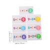 Operitacx 1 Set Interactive Math Flashcards for Number Operations Educational