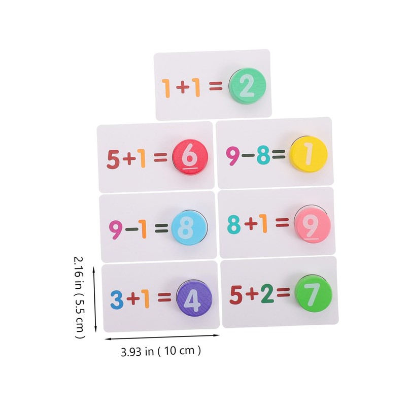 Operitacx 1 Set Interactive Math Flashcards for Number Operations Educational