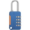 1 Pc Blue 4 Digits Lock,Combination Locker Password Padlock Mini