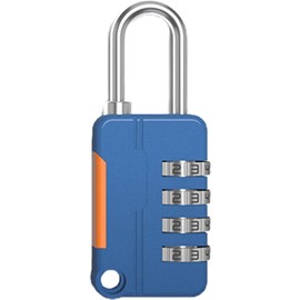 1 Pc Blue 4 Digits Lock,Combination Locker Password Padlock Mini Luggage Padlock for Backpack School Gym Locker Toolbox Padlocks and Hasps,School Lock
