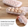 Fridge Egg Box 10 Compartments, Egg Container for Fridge, Egg
