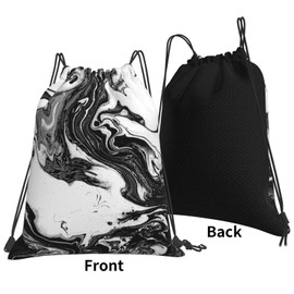 AIMASTZ Beautiful Marble Unisex Drawstring Backpack Bag Sport Gym Swim Travel Sackpack