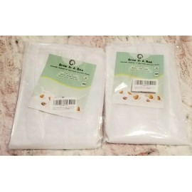 Bellamei Lot of 4 Brew Bag, Large 26" x 22" Reusable Drawstring Straining Brew in a Bag