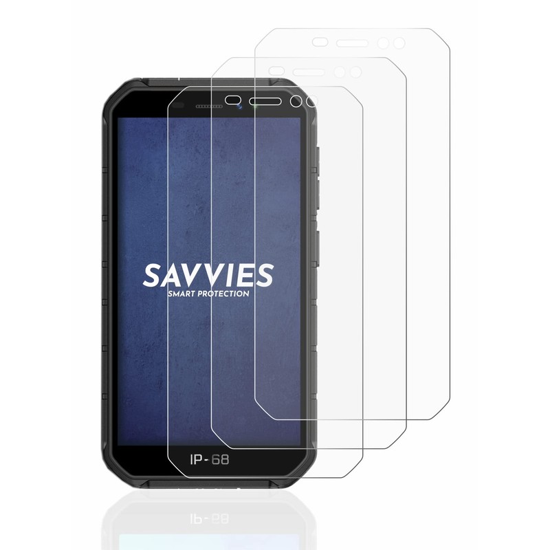 Savvies Pack of 6 Screen Protectors for Ulefone Armor X7