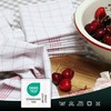Zollner 001 Tea Towels, Half Linen, 50 x 70 cm,
