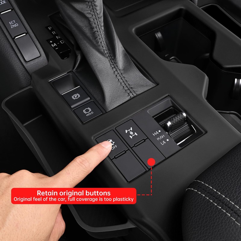 SFWAYA Console Silicone Storage Box for 2024 2025 Toyota Land