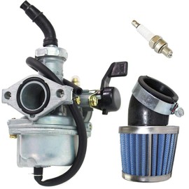 PZ22 Carburetor for 110cc 125cc Dirt Bikes Pit Bike Monkey Scooter ATV Quad Go Karts 22mm Carb with Air Filter Spark Plug by TOPEMAI