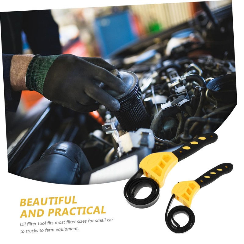 Operitacx 2Pcs Repair Rubber Strap Wrenches Multi Function Wrench Durable