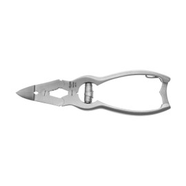 nippes Solingen Double Joint Pliers for Strong Toenails, 16 cm, Stainless Steel, Professional Nail Nipper for Foot Care, Toenail Pliers