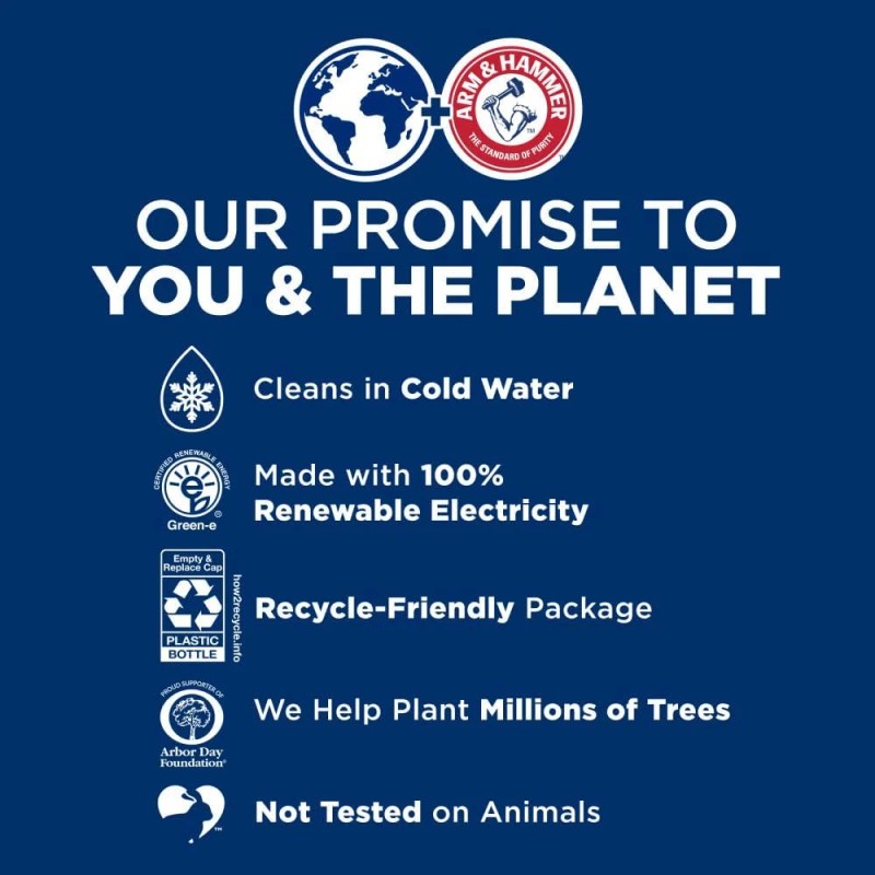 Arm & Hammer Clean Burst, 170 Loads Liquid Laundry Detergent,
