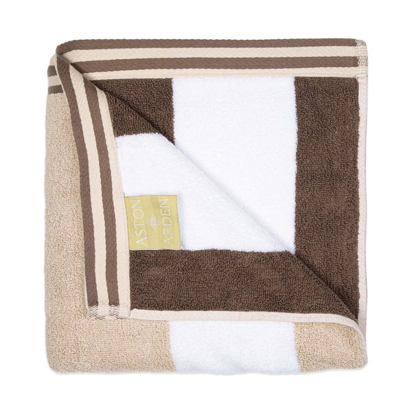 Aston & Arden Reversible Beach Towel - 100% Ring Spun