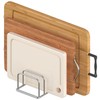 KORRTFID Cutting Board Organizer Stand Holder,304 Stainless Steel Chopping Board