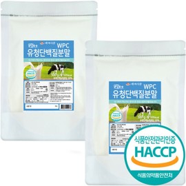Whey protein protein powder supplement large capacity 500g 2 packs / 유청단백질 프로틴 파우더 보충제 대용량 500g 2팩