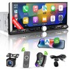 Single Din Car Radio Compatible with Wireless Apple CarPlay, Car