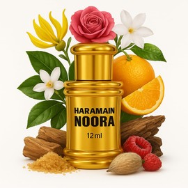 Al Haramain Noora Concentrated Perfume Oil for Unisex - Arabian Perfume for Women and Men - Long Lasting Floral Fragrance - Travel Size - 0.4 Oz Mini Arabic Parfum Oil
