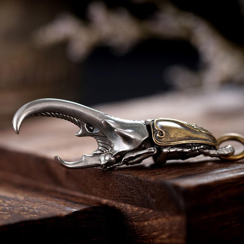 TUADAJI Metal Keychains for Men,Beetle Inspired Keychain Bottle Opener Stylish