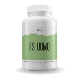 FS LAB Suplemento Especia Para el Hombre Activo: Arginina, Vitamina B3, Aspartato de Magnesio, Extracto de Fenogreko Tstorin Bote 180 cápsulas de
