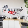 WuGeShop 50.4 inch Hanging Pot Rack Wall Mounted Pot Pans
