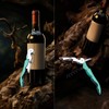Soft Velvet Touch Waiters Double Hinge Corkscrew Wine Key Bottle