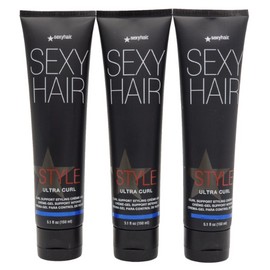 Sexy hair Style Ultra Curl Support Styling Creme-Gel 5 oz - "Pack of 3"