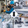Straight Pneumatic Connectors, Pack of 8, Air Push Quick Attachments,