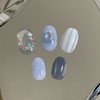 [Handmade Nail Tips] Mermaid Pearl Nail Tips - Short Oval