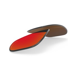 BlazerBuck Anti-salt polarised replacement lenses for Oakley Fives Squared, Fire Red Polarized