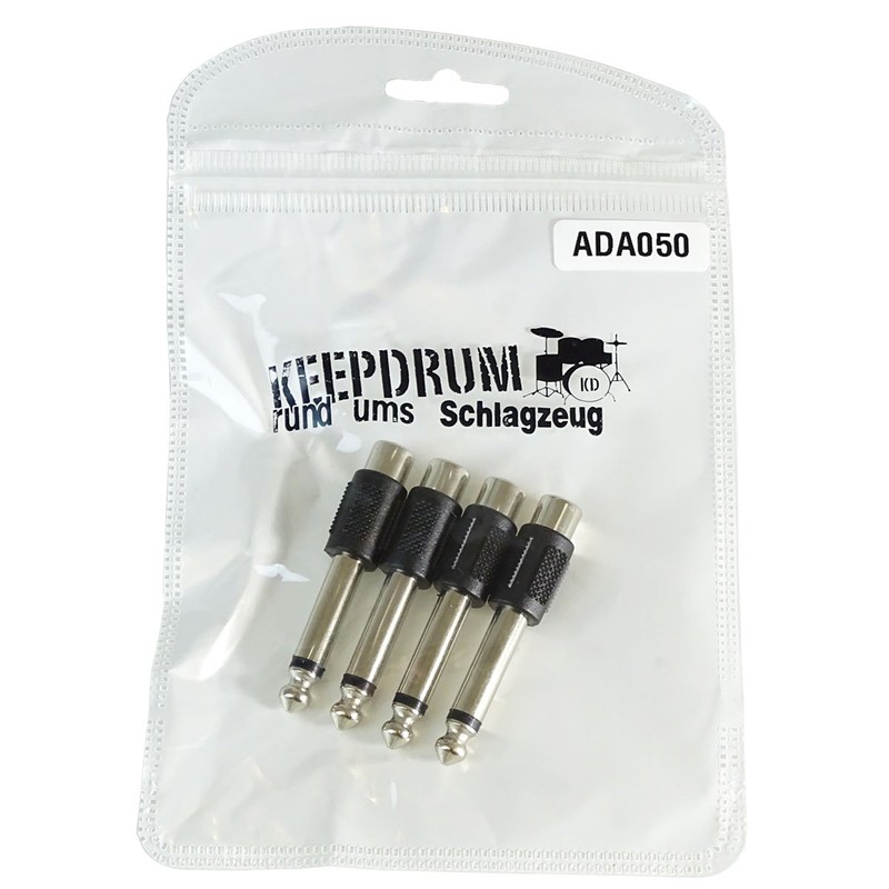 keepdrum ADA050 Audio Adaptor RCA Female to Jack 6.3 mm