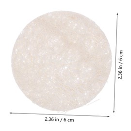 minkissy 18Pcs Loofah Sponge Pads for Facial Exfoliation Skin Friendly Makeup Remover Gentle Cleansing Scrubbers for Smooth Skin for Deep Cleansing and Skin Care