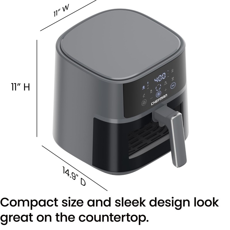 Chefman Air Fryer – 6 QT Compact Airfryer for Quick