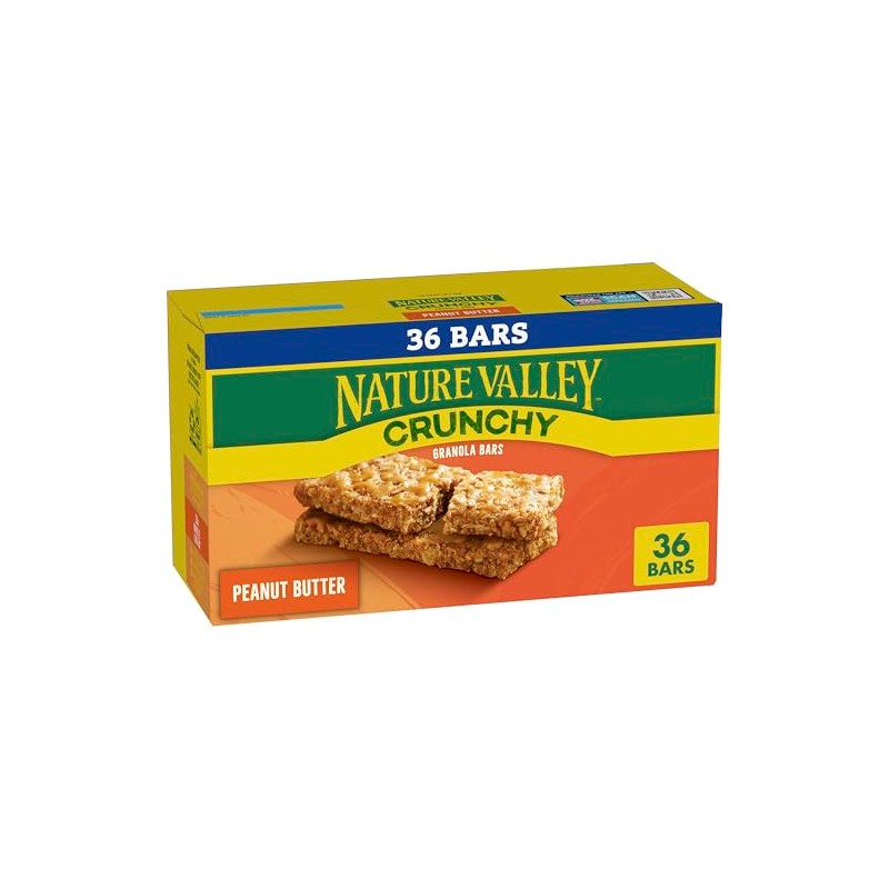 Nature Valley Crunchy Granola Bars, Peanut Butter, 36 Bars 26.82