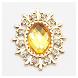 5 botones de diamantes de imitación de 28 x 25 mm para costura, adornos de espalda plana, botones decorativos para ropa, manualidades, accesorios de boda, accesorios decorativos