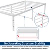 LUSIMO Twin XL Bed Frame with Storage Heavy Duty 18