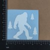 Sasquatch, Bigfoot, Hide and Seek Champion Decals (White, Small ~3.5")