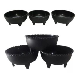 Jazmin Salseros, Mini Molcajetes De Plástico 8cm, Incluye 10 Piezas