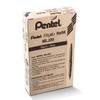 Pentel Arts Tradio Stylo Sketch Pen Refills, Black, Box of