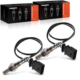 A-Premium Sonda Lambda compatible con Mini Cooper 2002 2003 2004 2005 2006 2007 2008, L4 1.6L, aguas arriba y aguas abajo, 2-PC Set, Reemplazo# 11780872674