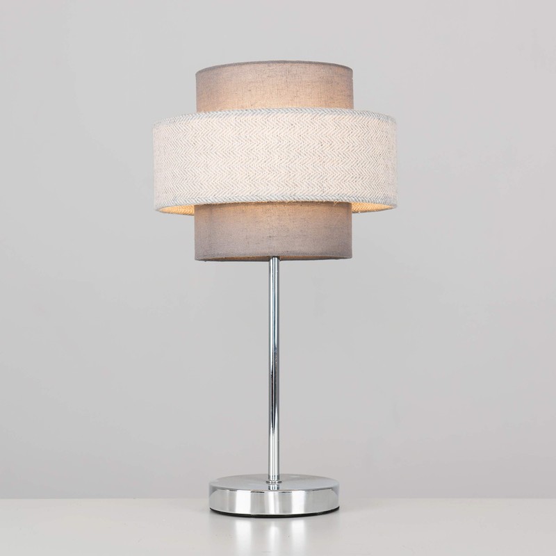 MiniSun Modern Polished Chrome Touch Bedside Table Lamp with a
