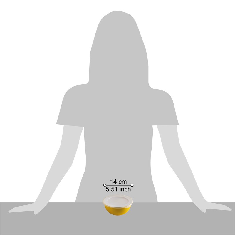 Omada Sanaliving Design Bowl (0.5 Litres) with Polypropylene Lid and