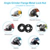 pwkauka 7PCS Angle Grinder Nut Angle Grinder Flange Wrench Kit,