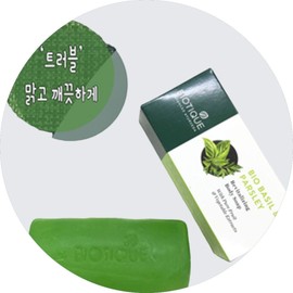 Indian Biotique Soap Basil Face Wash Beauty Cleansing 5 pieces - 5 pieces / 인도 바이오 티크 비누 바질 세안 미용 클렌징 5개 - 5개